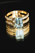Anello Acquamarina Sparkle