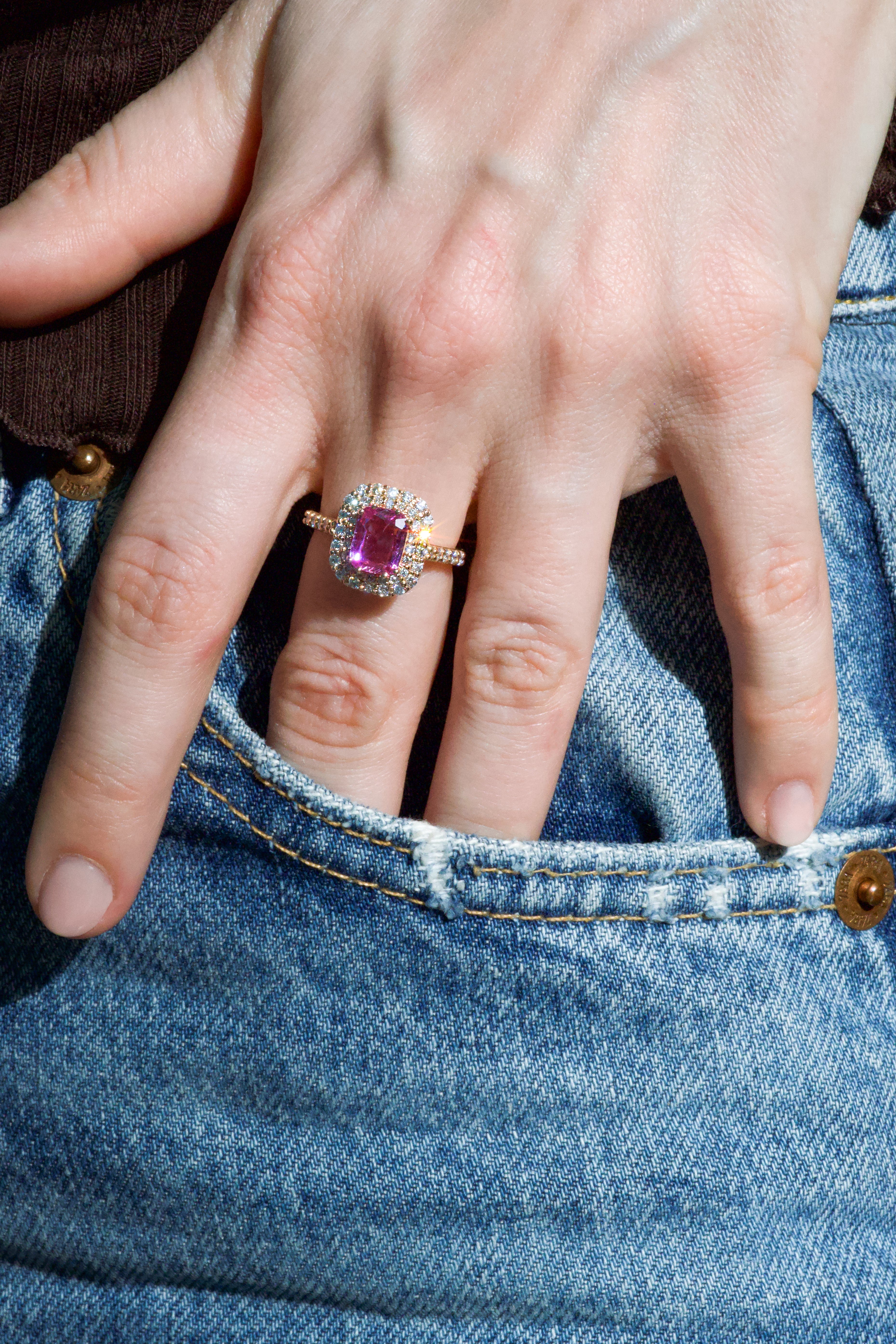 Anello Pink Aura