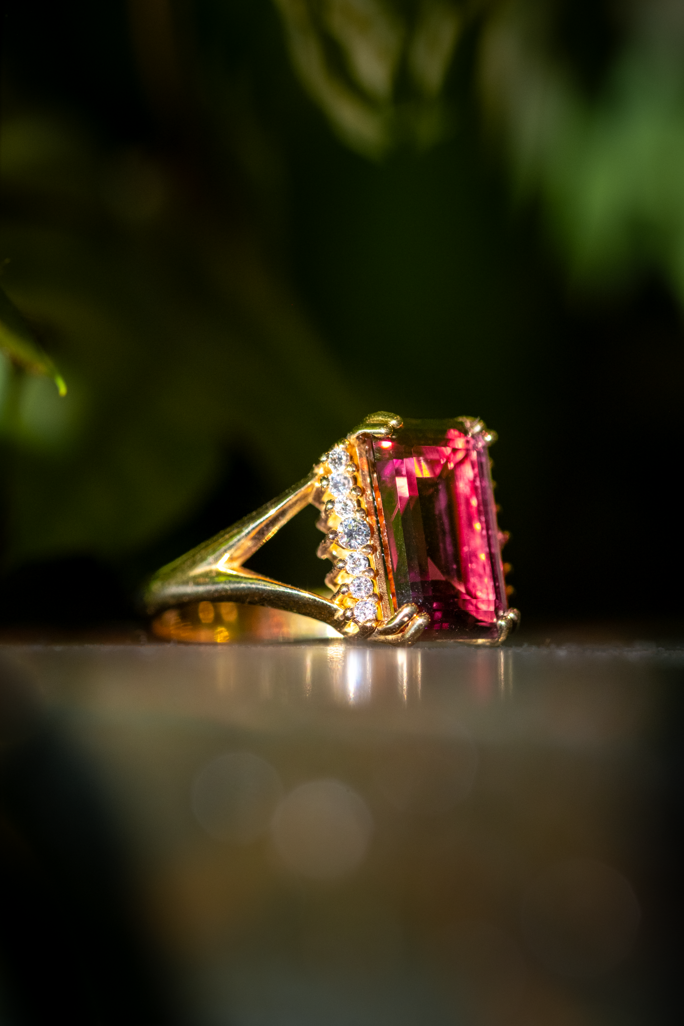 Anello Rubellite Royale