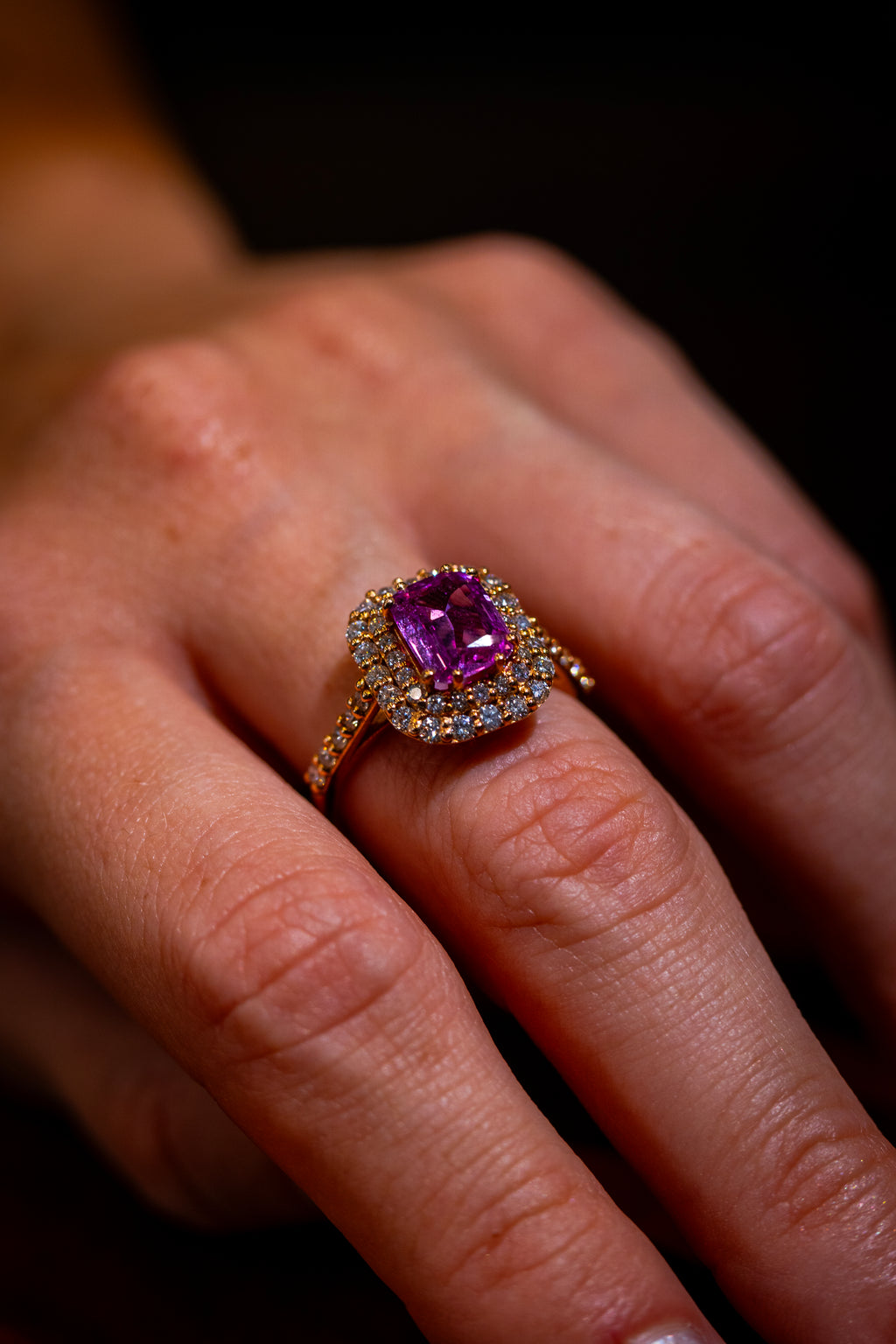 Anello Pink Aura