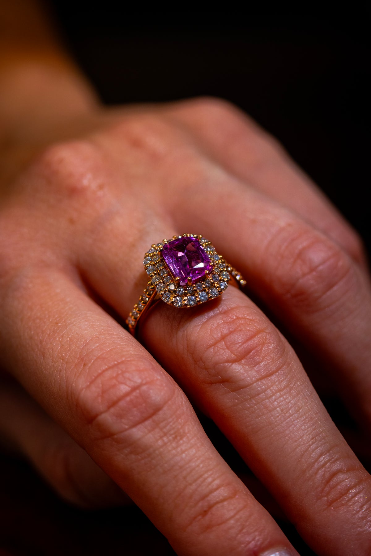 Anello Pink Aura