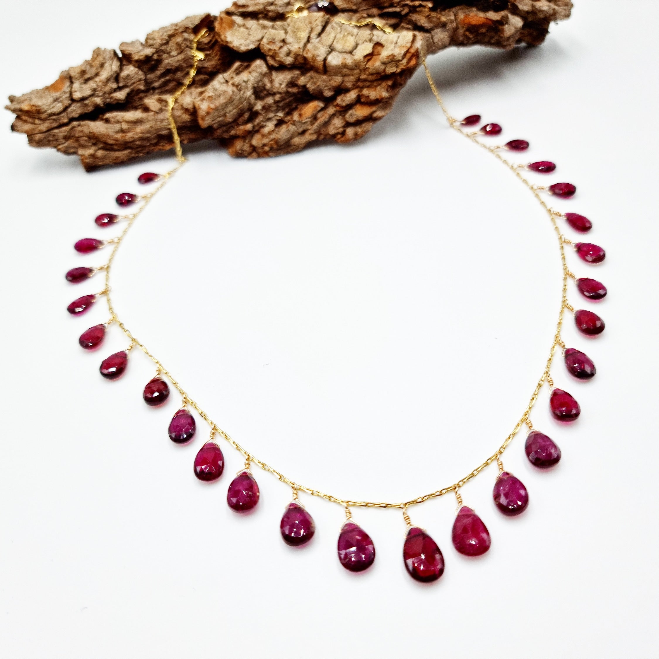 Collana Rubellite