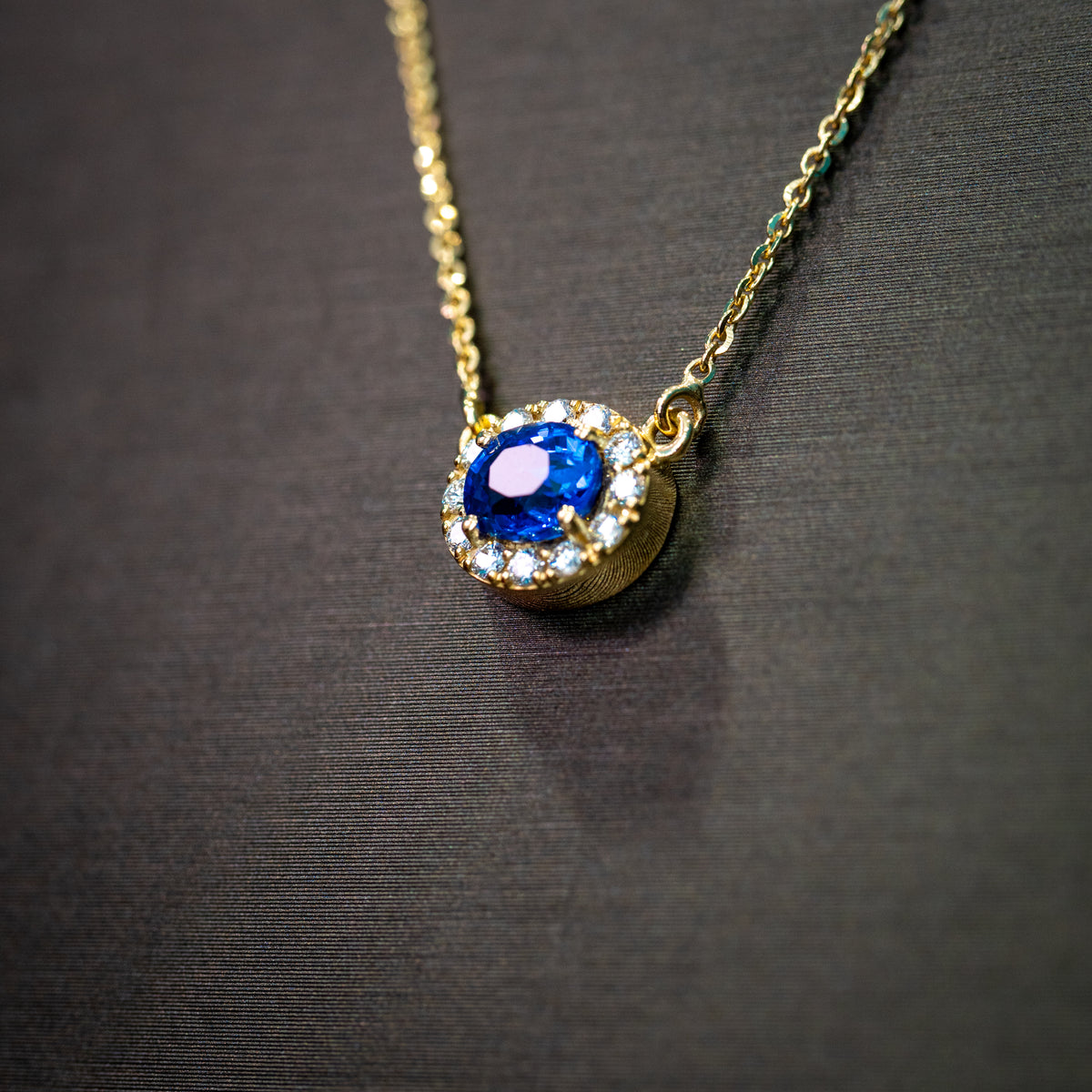 Collana Cilon  Blu Ovale