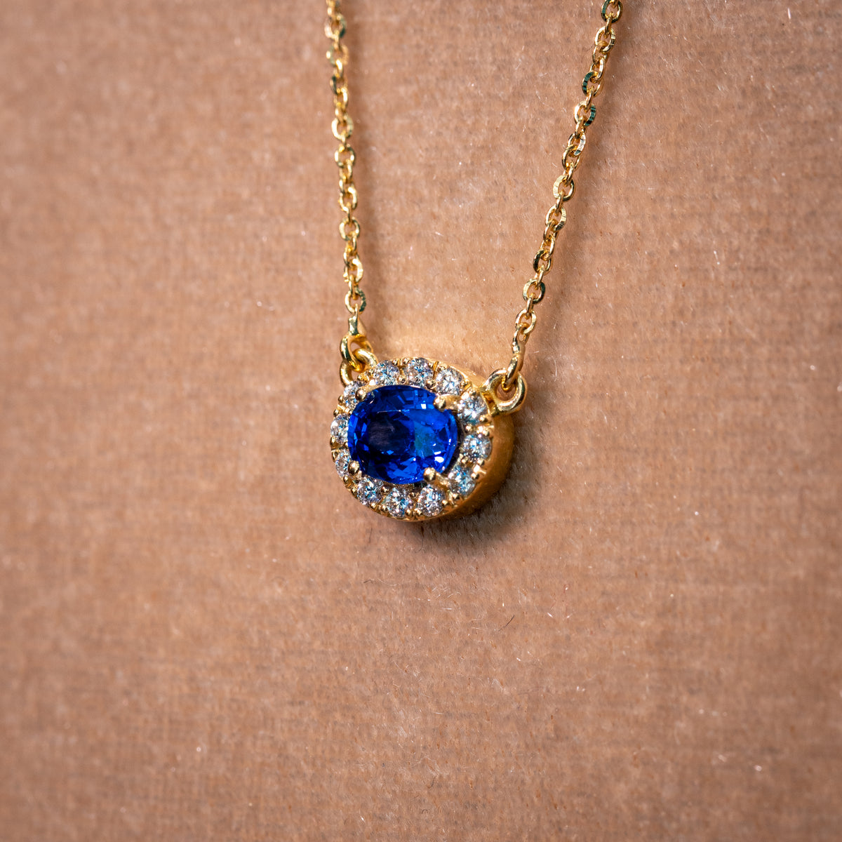 Collana Cilon  Blu Ovale