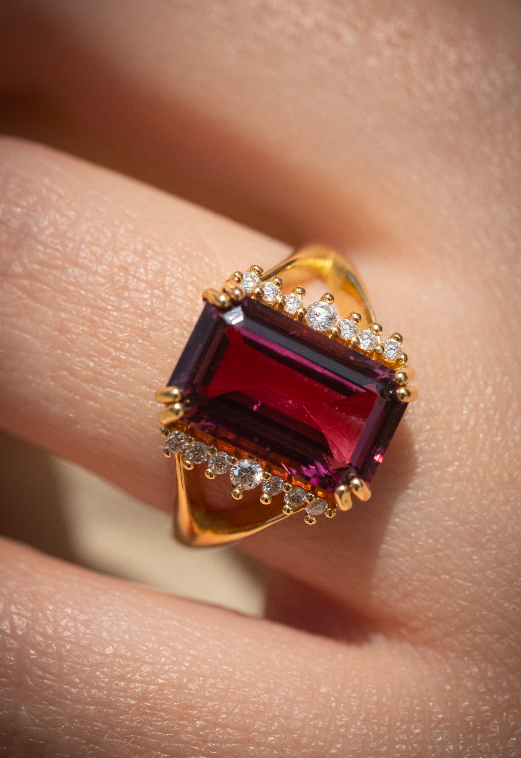 Anello Rubellite Royale